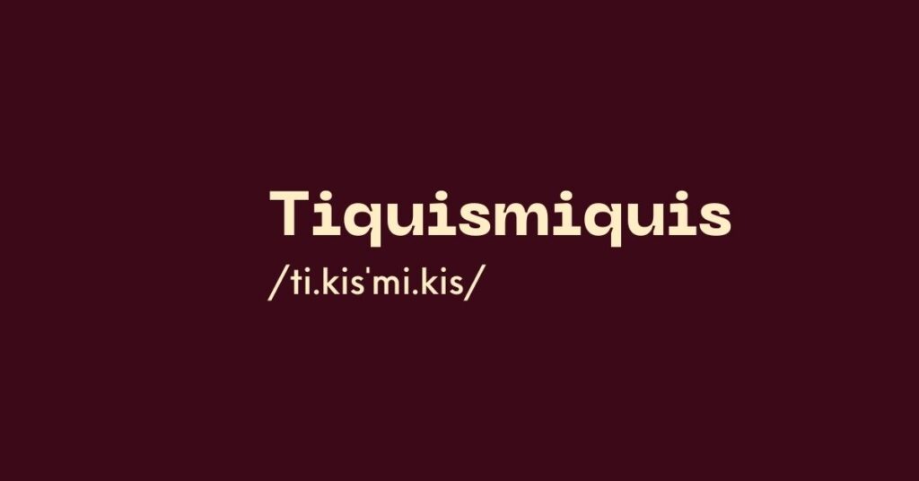 Tiquismiquis