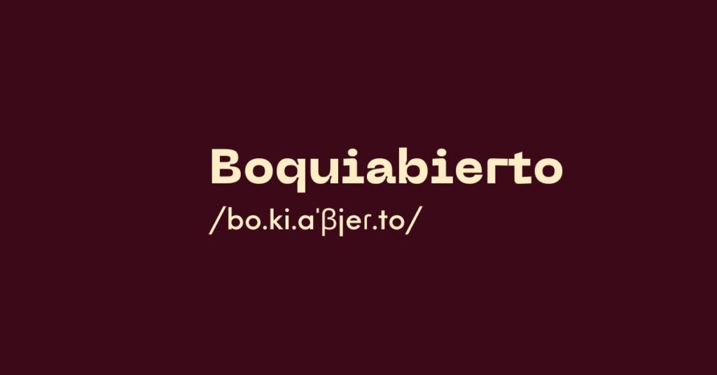 Boquiabierto