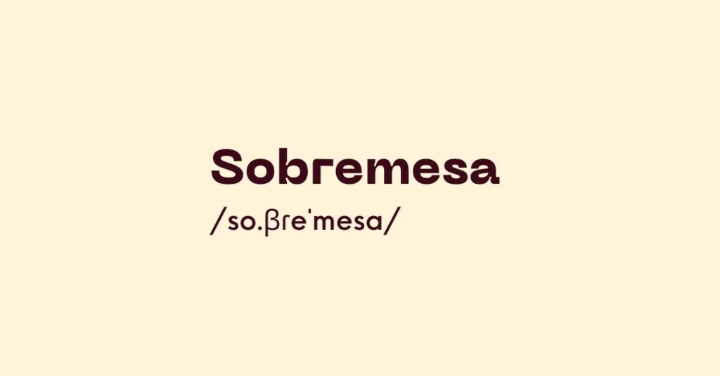 Sobremesa