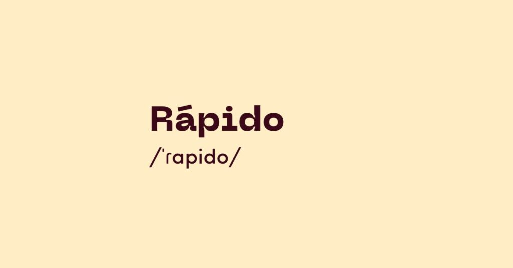 Rápido