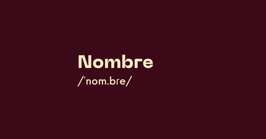 Nombre