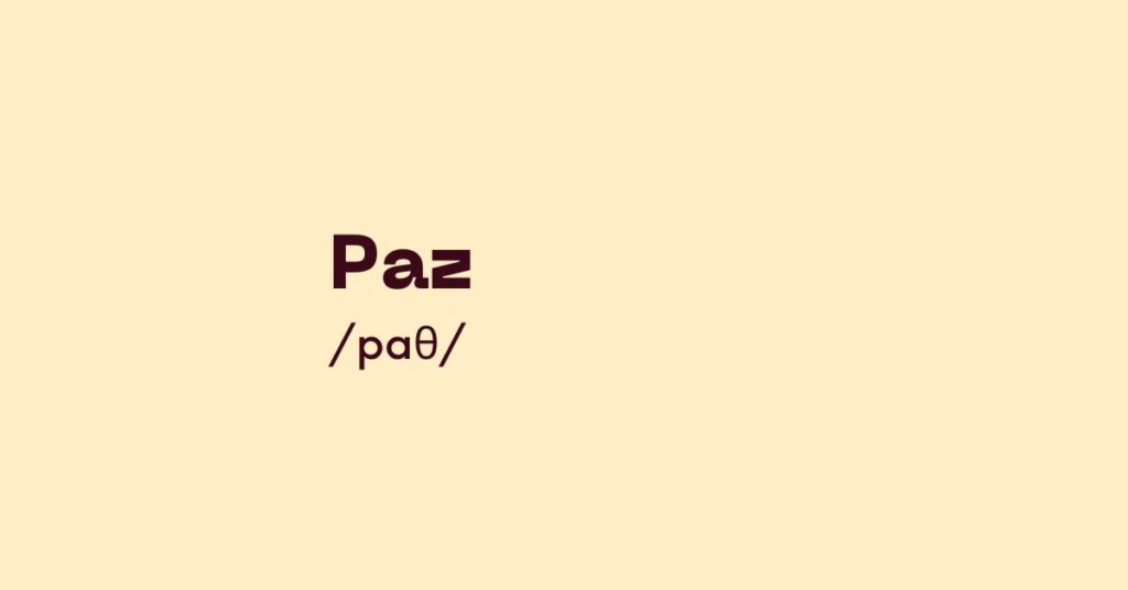 Paz