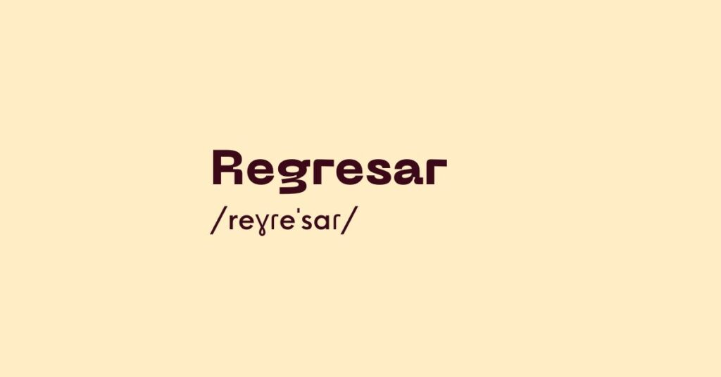 Regresar