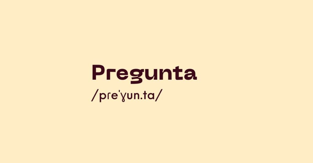 Pregunta