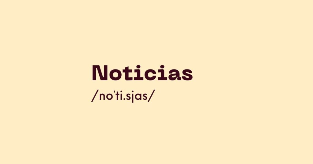 Noticias