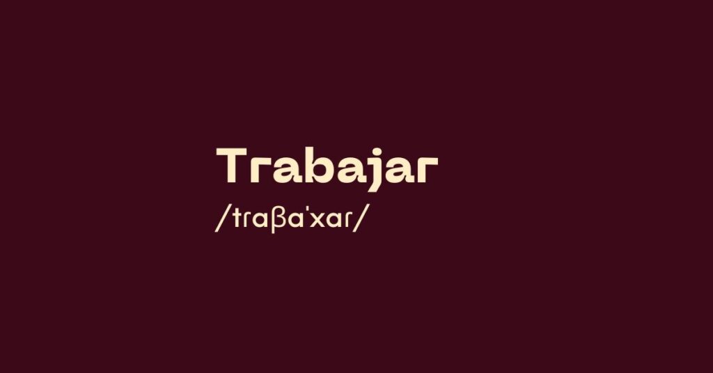 Trabajar