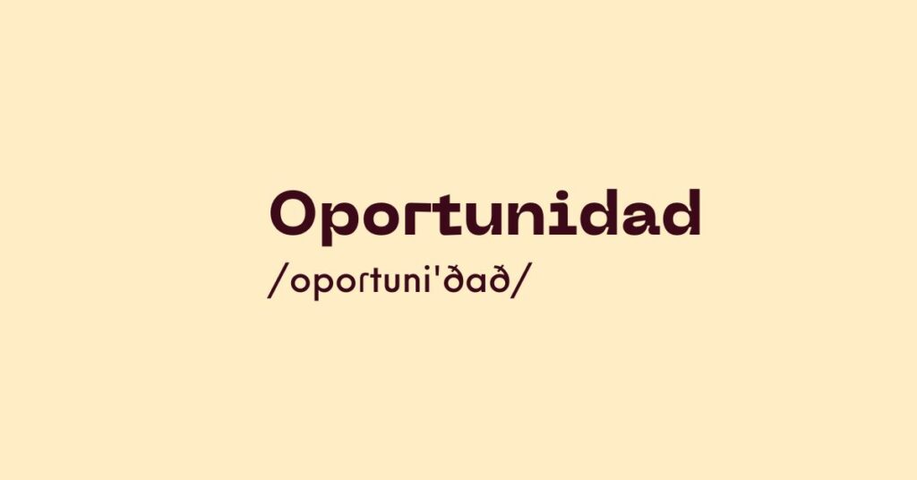 Oportunidad