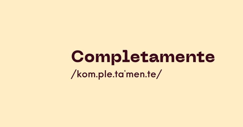 Completamente