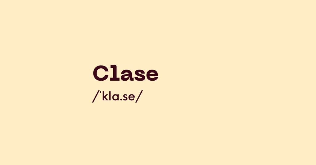 Clase