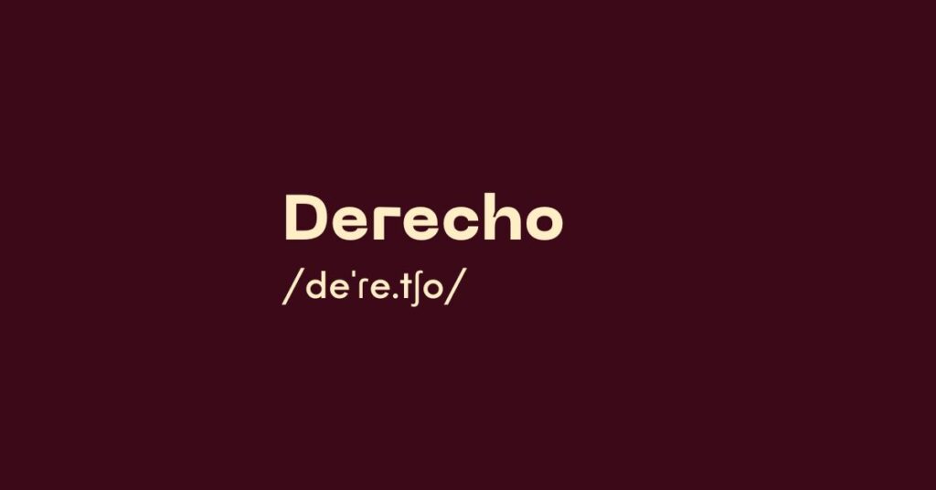 Derecho