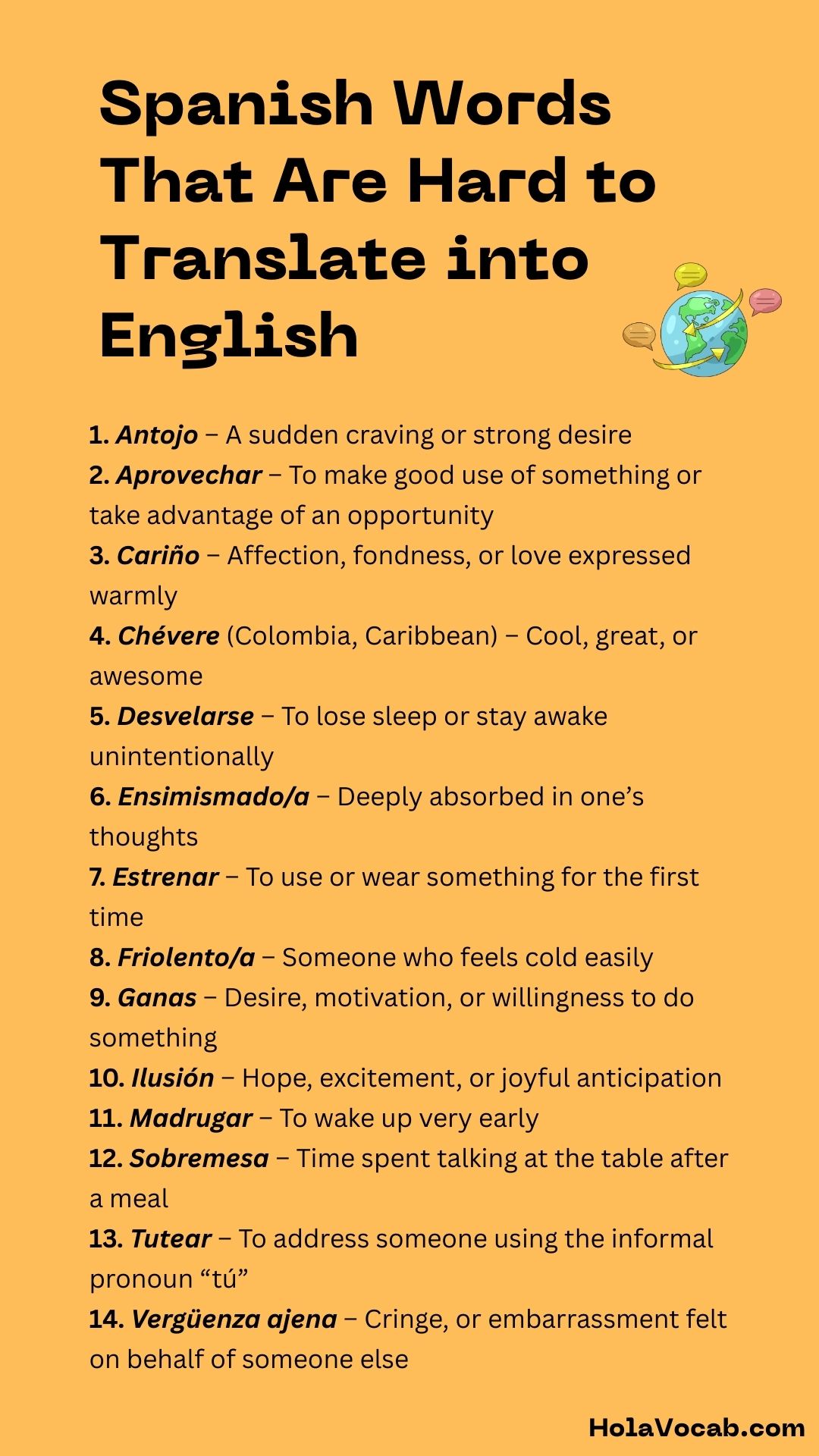 Spanish Words That Are Hard to Translate into English